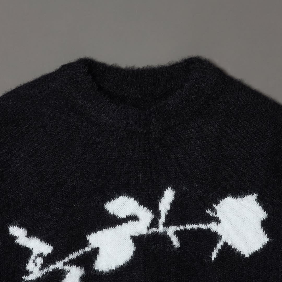Botanical Jacquard Knit