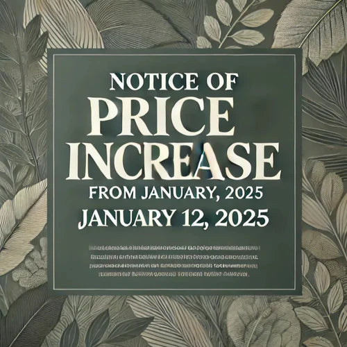 Notice of price increase