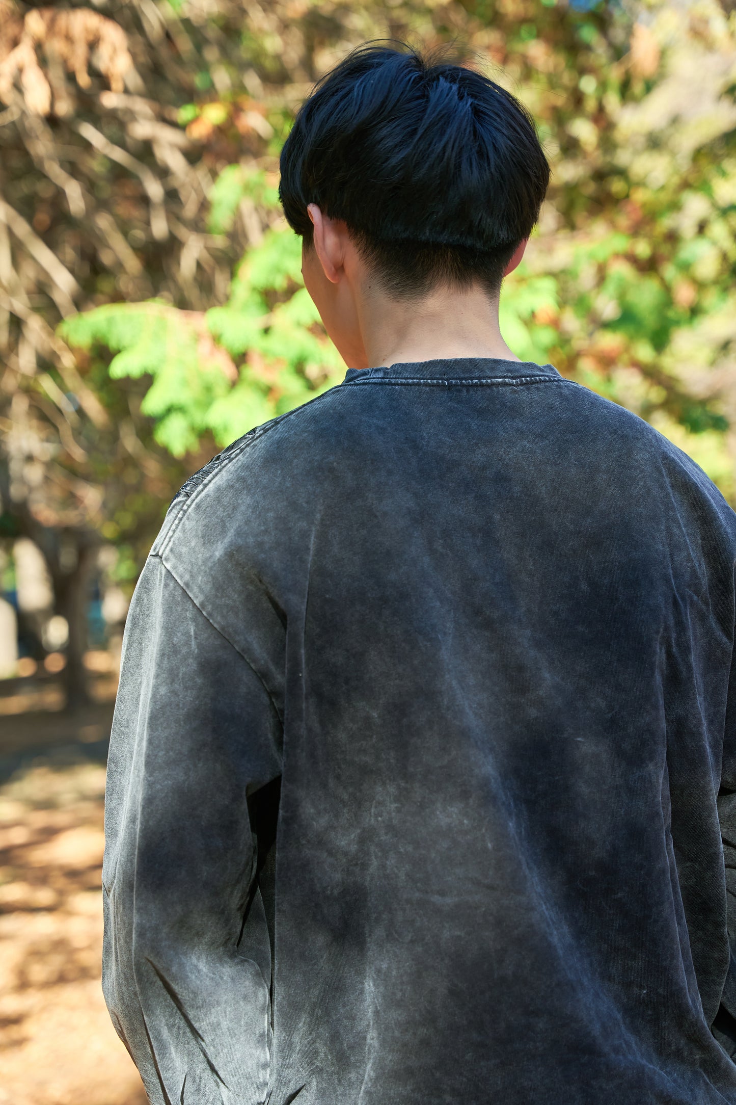 Forest timeless Embroidery Long Sleeve 自然好きにおすすめな植物刺繍ロングスリーブ