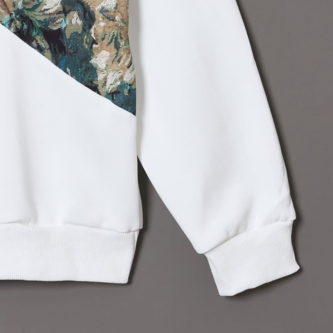 Side Botanical Loose Pullover