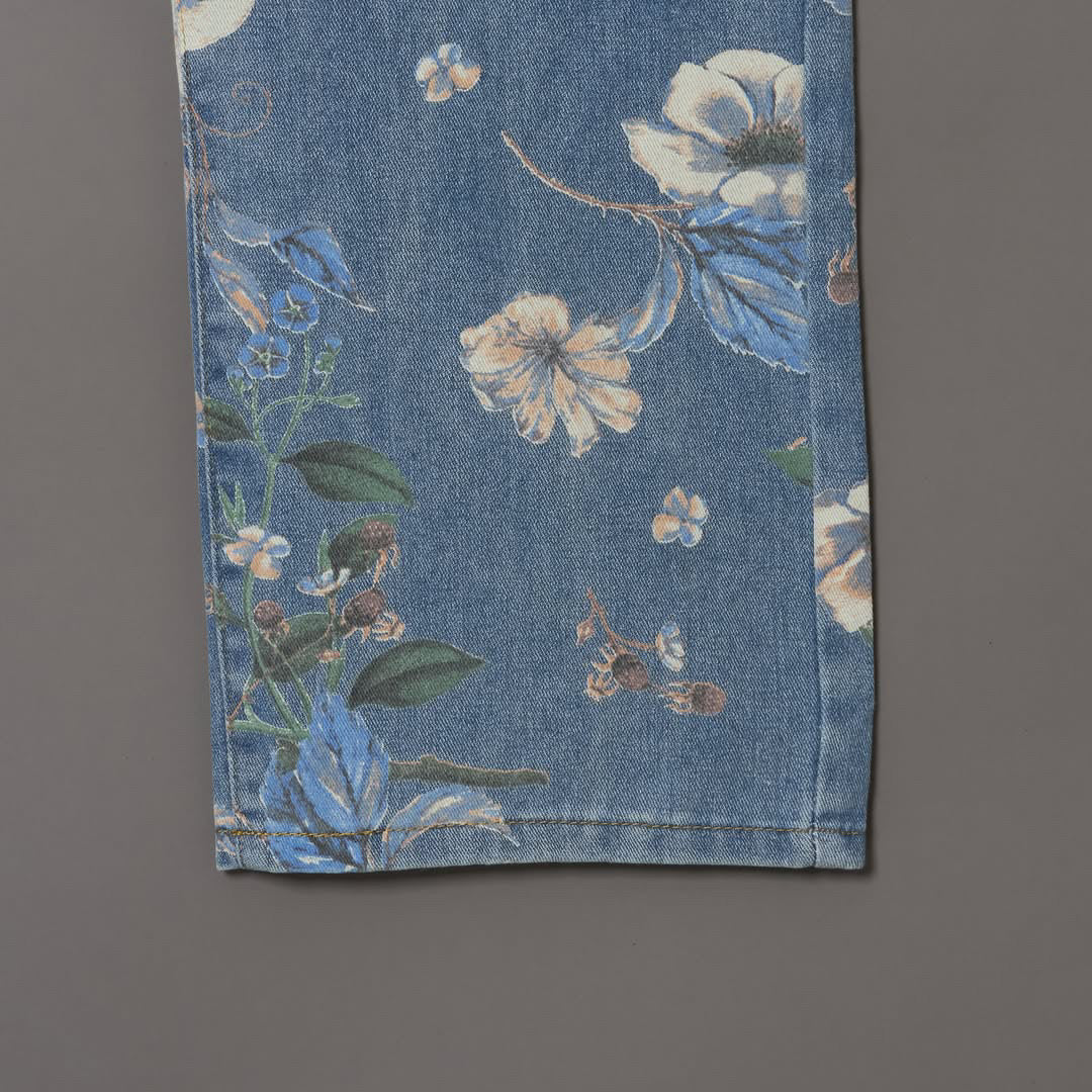 Floral Denim