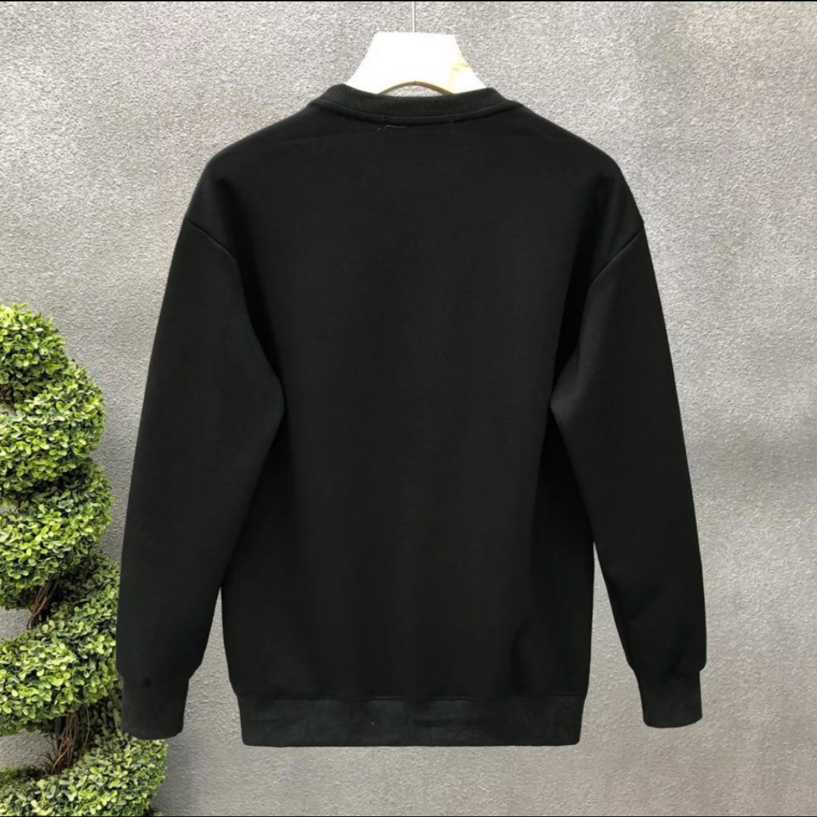 Side Botanical Loose Pullover