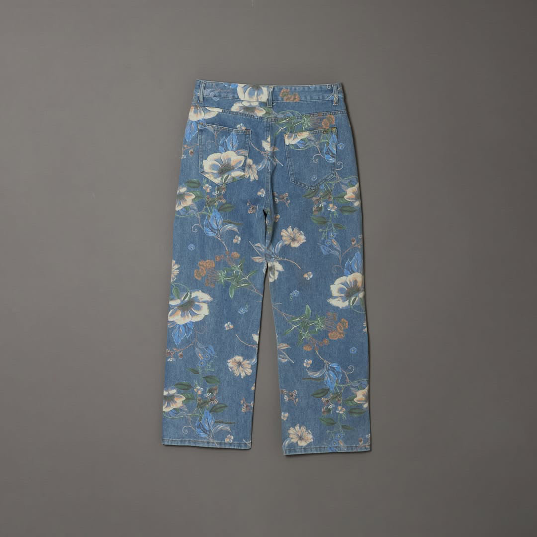 Floral Denim