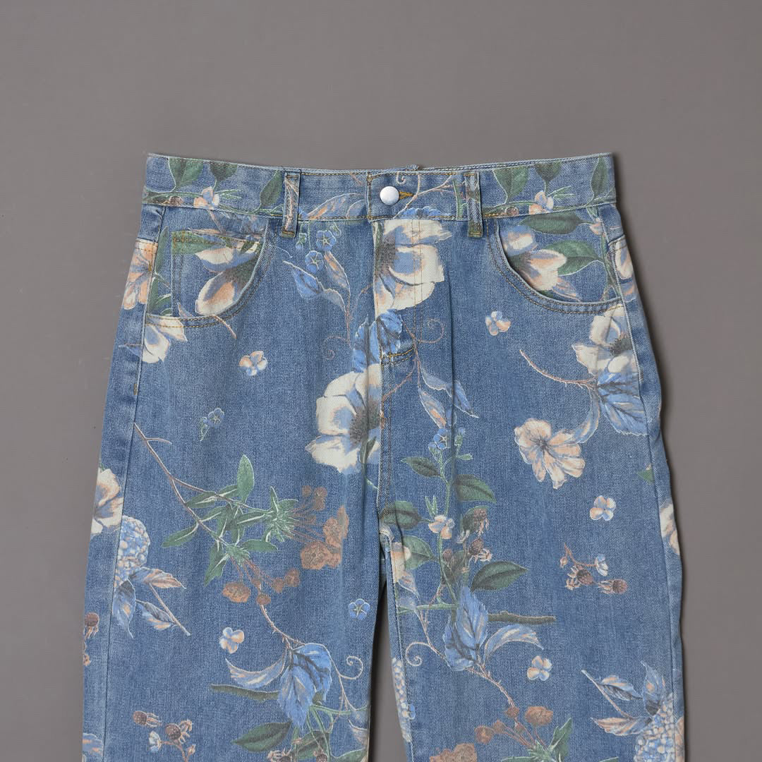 Floral Denim