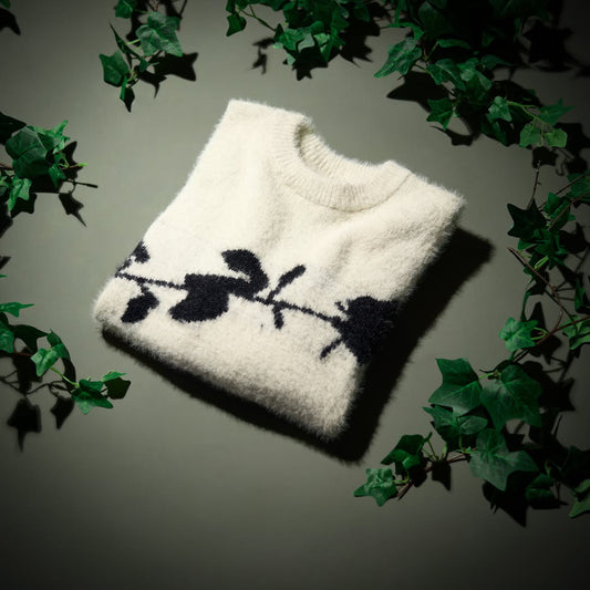 Botanical Jacquard Knit