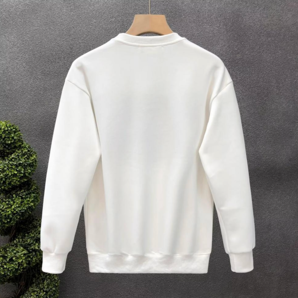 Side Botanical Loose Pullover